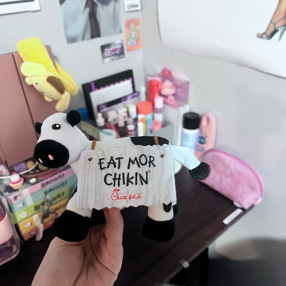 Chick-fil-A Plush Cow Stuffed Animal - Black and White